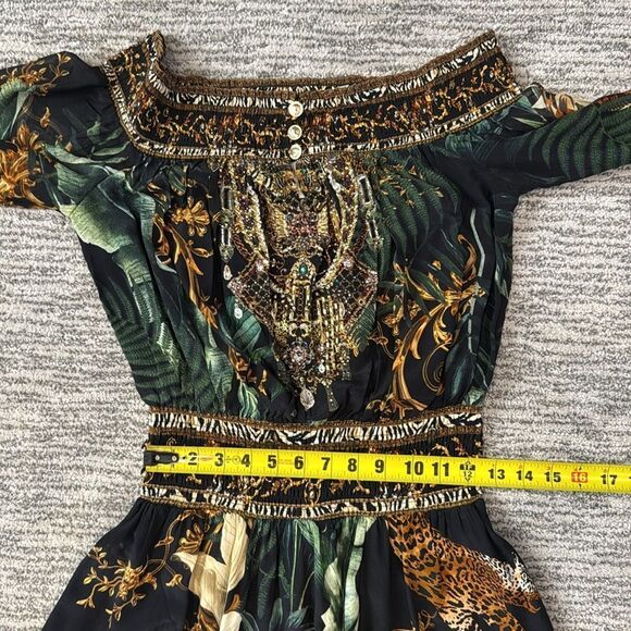 New Camilla Off Shoulder Mini Dress in Easy Tiger | REVOLVE XS - Picture 10 of 14